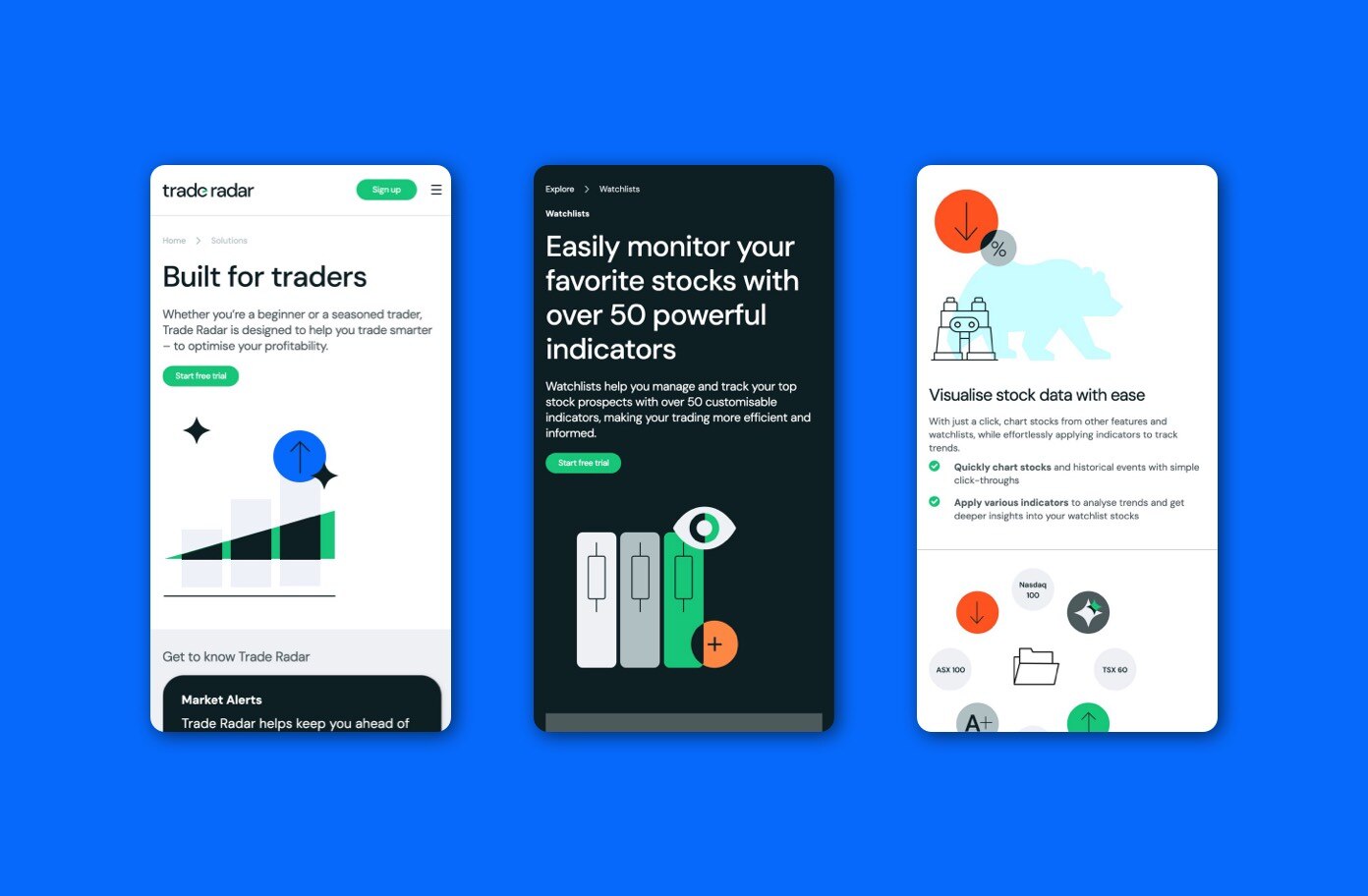 Website Design – Trade Radar